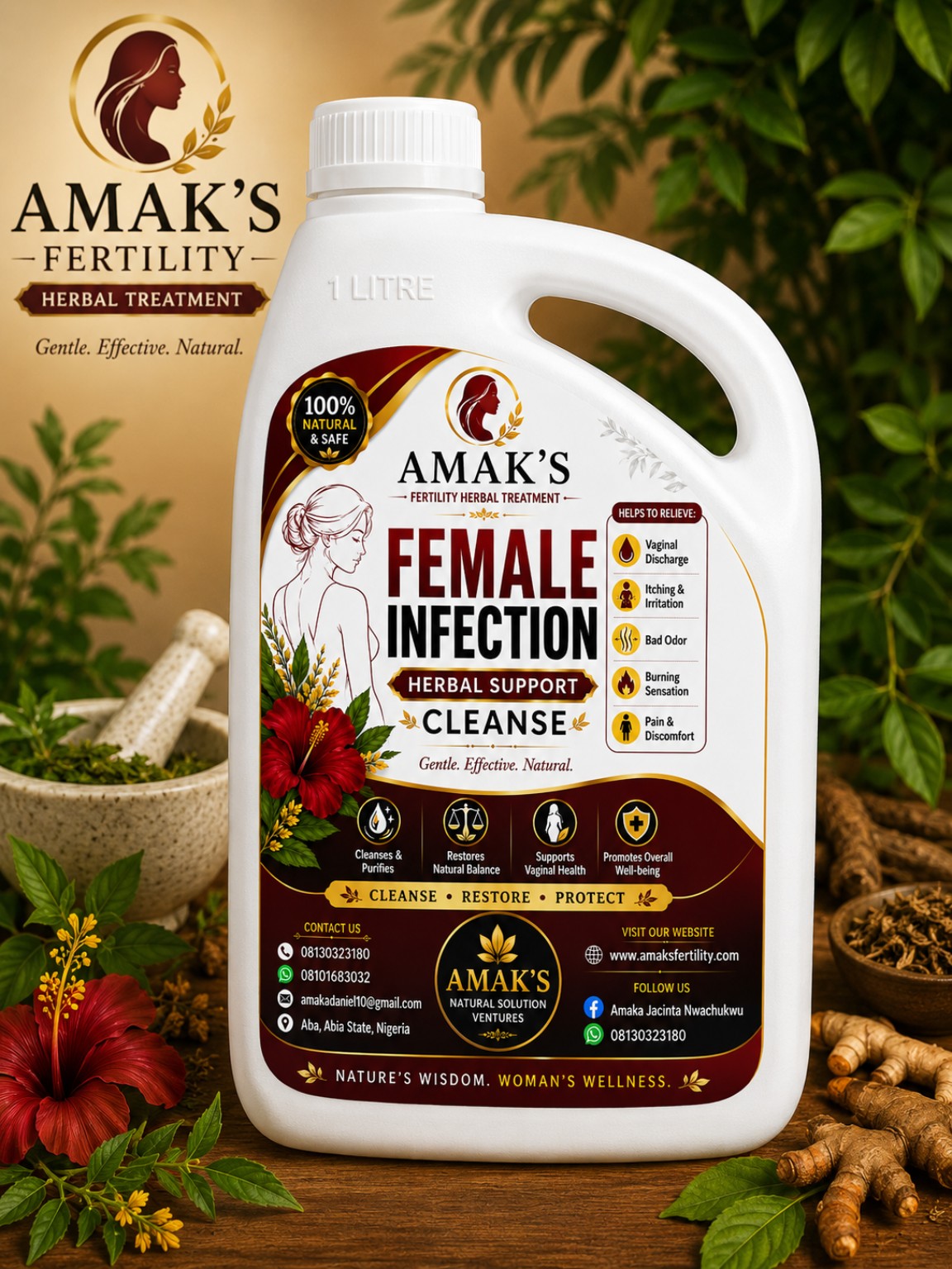 Infection Flusher Women — 1,000 ml