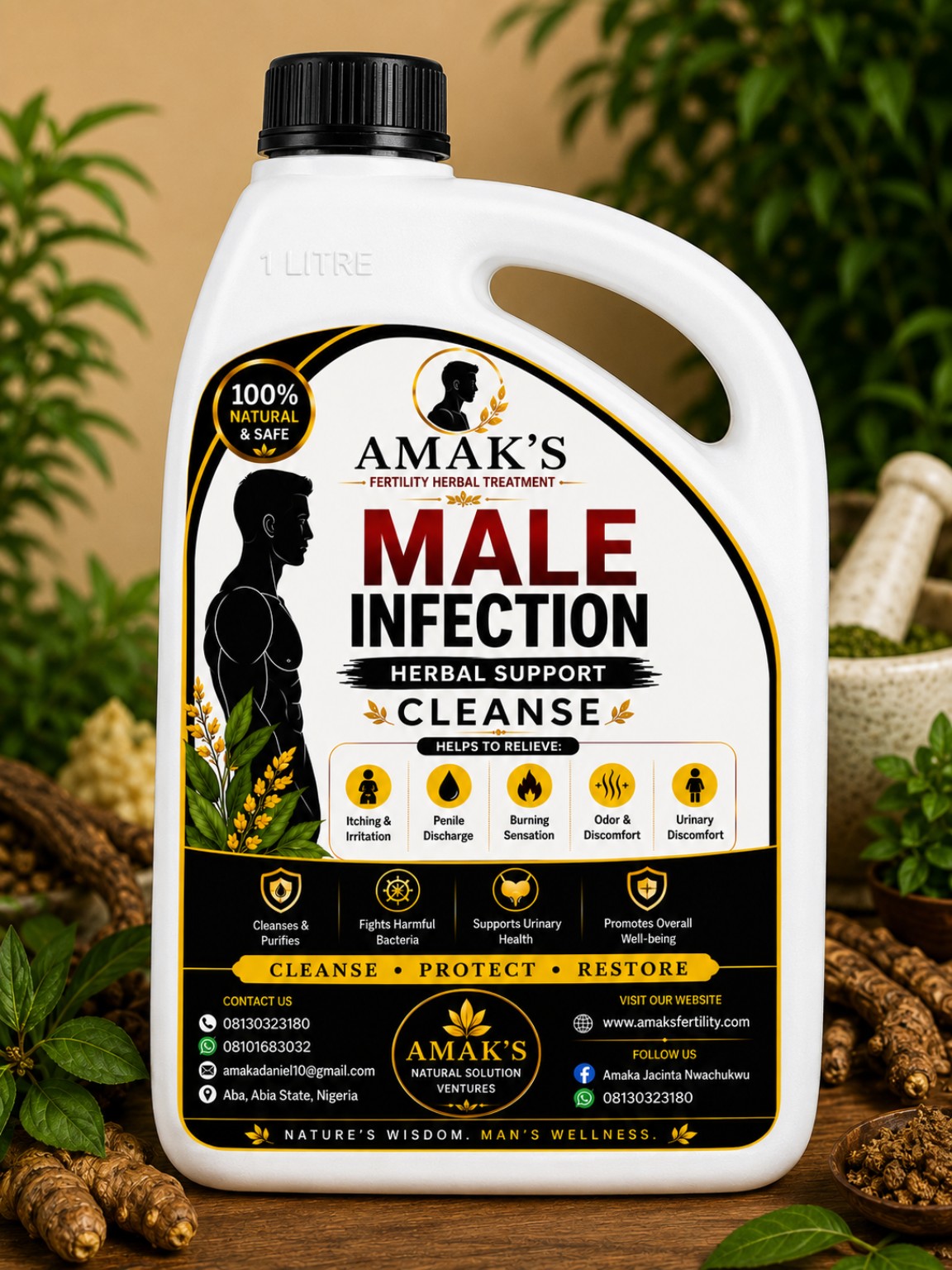 Men Infection Flusher — 1,000 ml